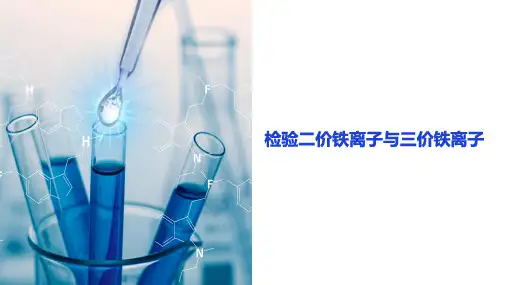 检验二价铁离子与三价铁离子(课件)高考化学