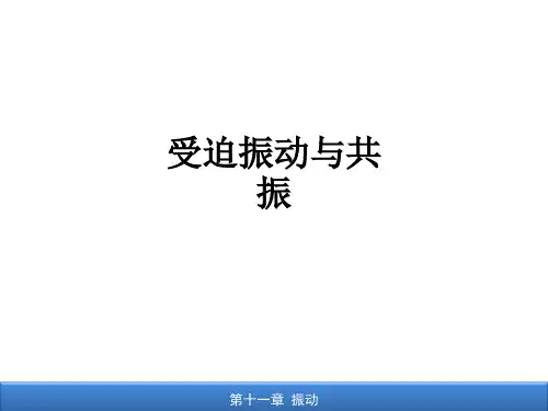 受迫振动与共振PPT课件