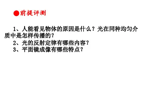 平面镜成像及作图