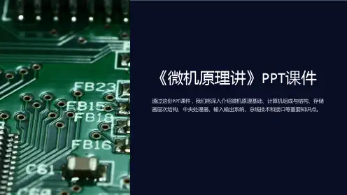 《微机原理讲》课件
