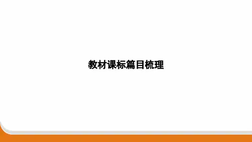 2024年中考语文总复习第三部分文言文阅读教材课标篇目梳理——伯牙鼓琴