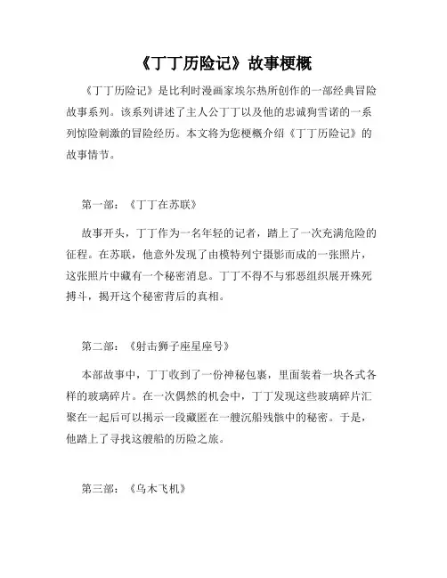 《丁丁历险记》故事梗概