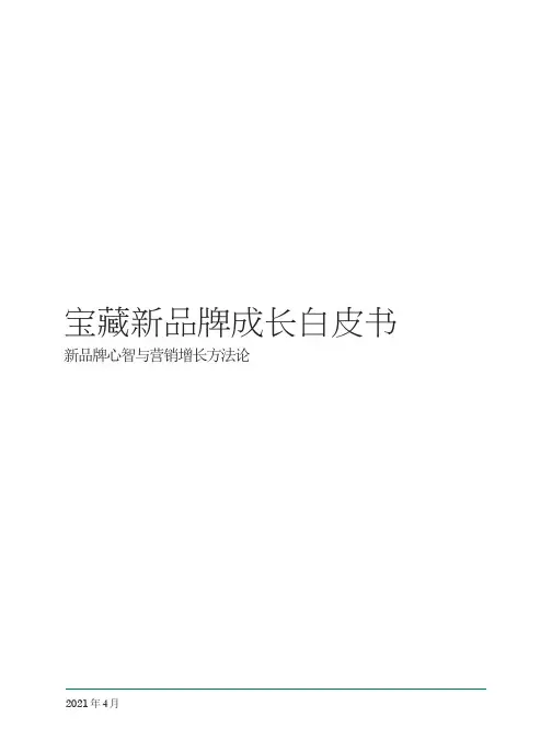 BCG-宝藏新品牌成长白皮书