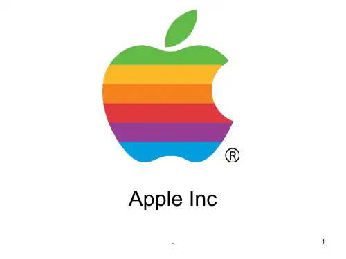 Apple公司英文简介PPT课件