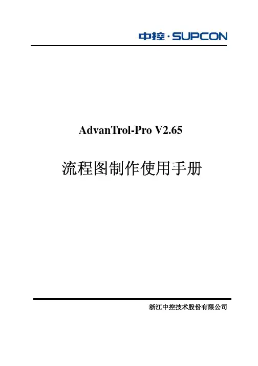 AdvanTrol-Pro V2.65 软件SUPCON流程图制作