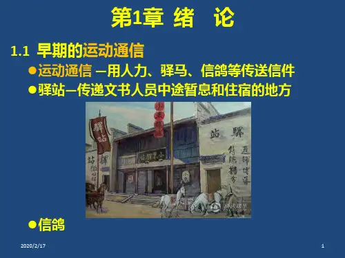 通信工程专业导论第章PPT课件