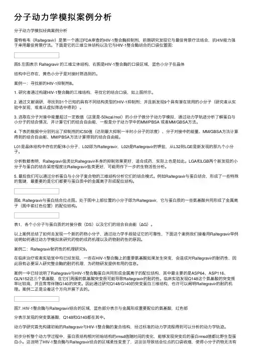 分子动力学模拟案例分析