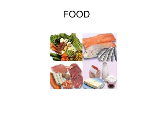 food 英语口语  PPT