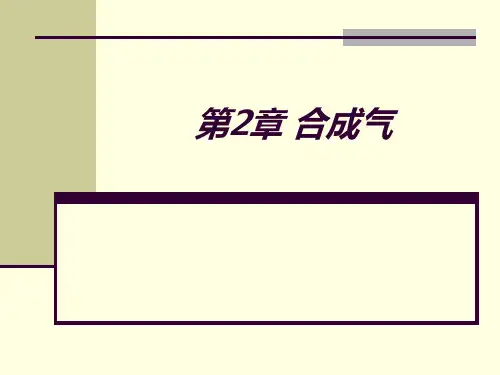 2合成气(化学工艺学)