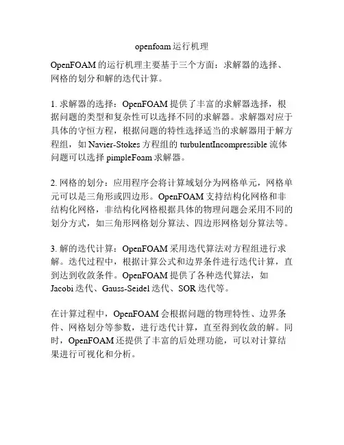 openfoam运行机理