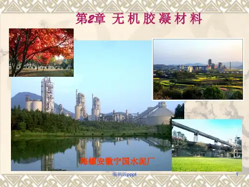 建筑材料--《水泥》ppt课件