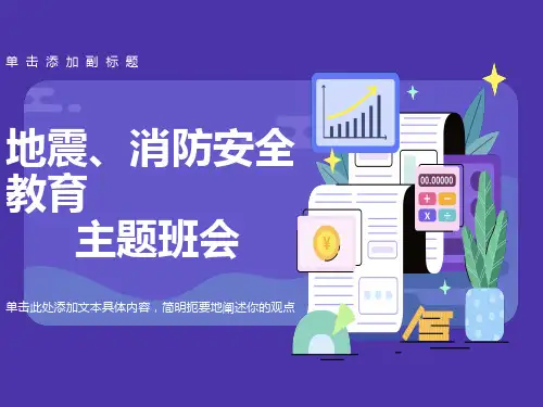 中学“地震、消防安全教育”主题班会PPT课件