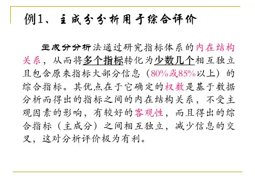 主成分分析案例