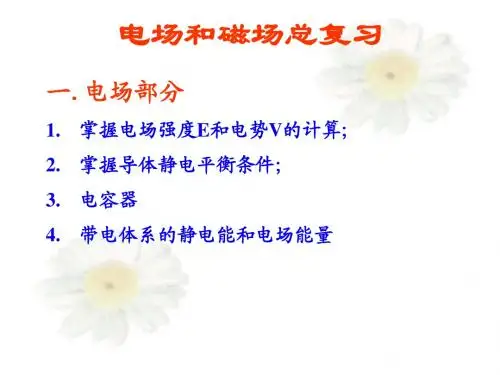 大学物理电磁方面总复习