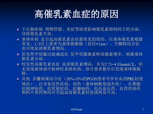 高催乳素血症医学PPT课件.ppt