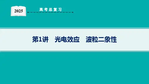 2025高考物理总复习光电效应波粒二象性