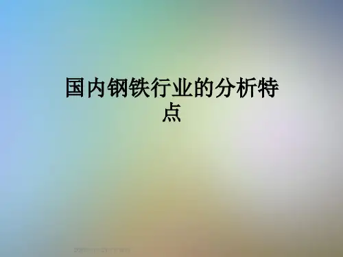 国内钢铁行业的分析特点