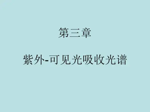 材料表征方法 第六章 紫外可见光光谱