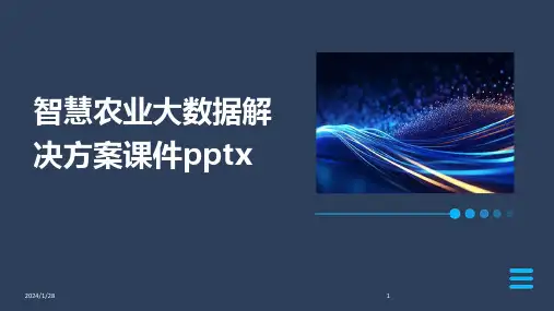 智慧农业大数据解决方案课件pptx(2024)