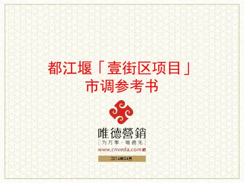 都江堰【壹街区项目】市调参考书