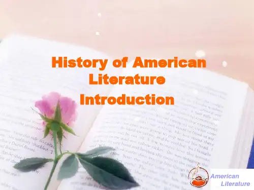 1 History of American Literature 美国文学史 英语简介