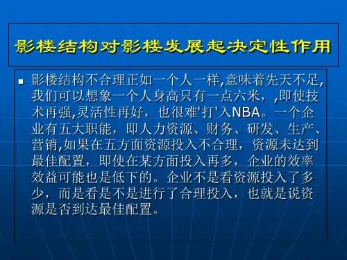 《影楼各种门市培训课件》影楼分析和门市发展-PPT精品文档