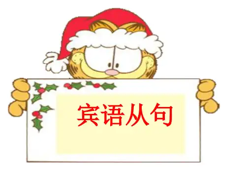 宾语从句复习