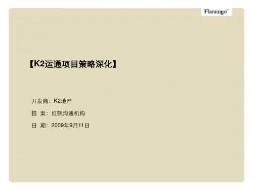 红鹤沟通2009年北京运通项目策略深化