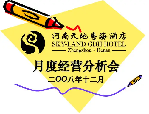 某酒店月度经营分析会(PPT185张)