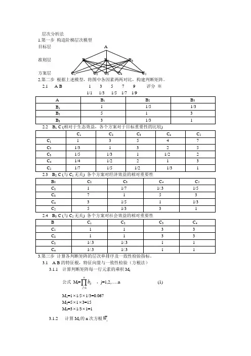 第5章  系统工程-层次分析方法