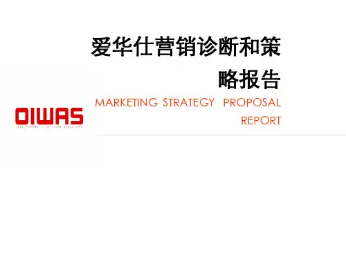 爱华仕营销诊断和策略报告知识课件