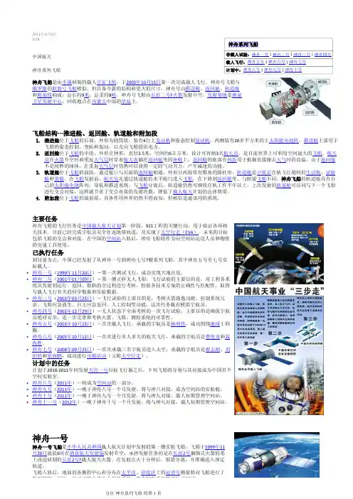 神舟系列飞船