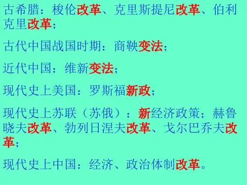 【人教版高中历史选修一  】梭伦改革 课件(19页)