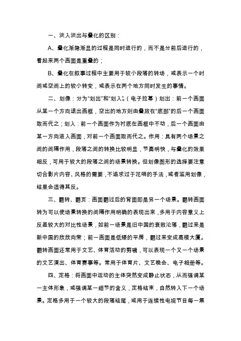 视听语言之转场