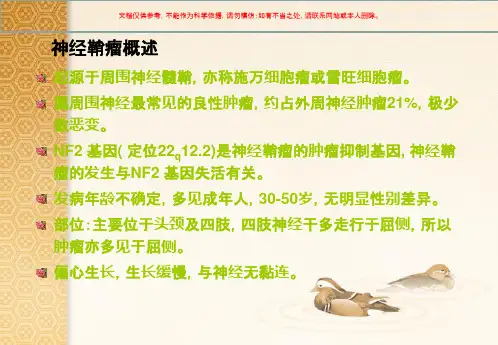 神经鞘瘤医学知识课件