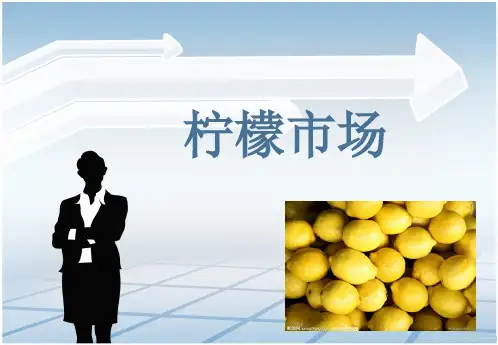 柠檬市场：前世今生