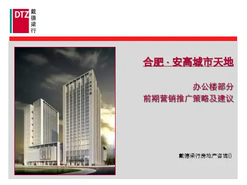 戴德梁行合肥安高城市天地办公楼项目前期营销