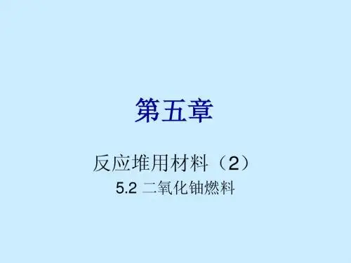 第五章 反应堆用材料2