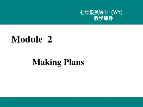 外研版七英下(WY)精品教学课件 Module 2 What can you do Unit 2