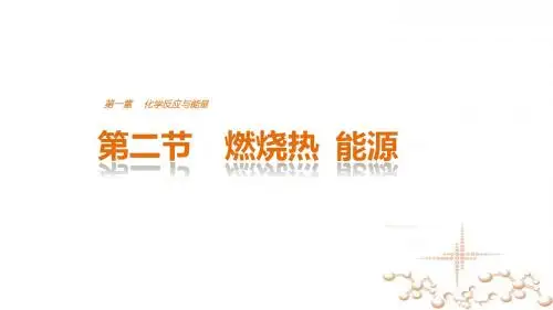 人教版高二化学选修四  第一章 第二节 燃烧热  能源课件