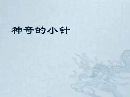 神奇的小针