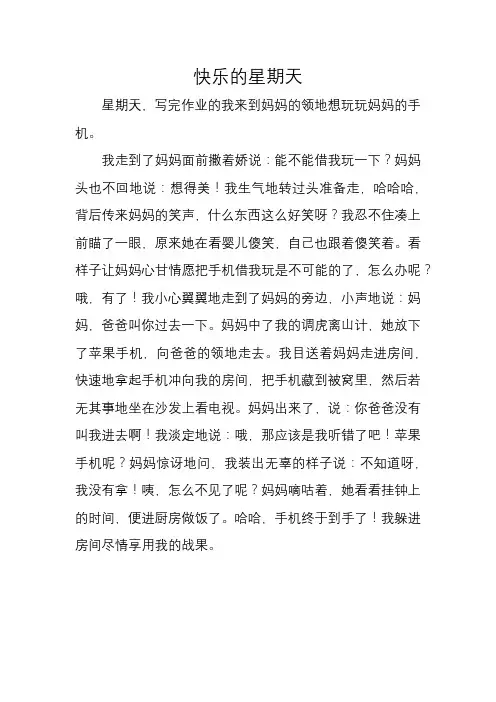 快乐的星期天