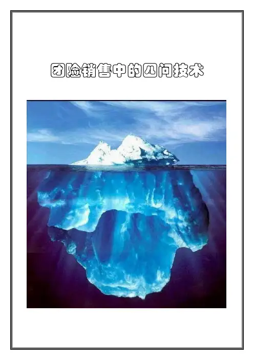 团险销售中的SPIN技术