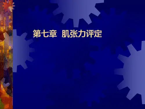肌张力评定