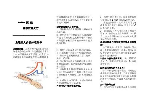 内瘘的护理文档