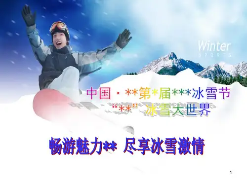 旅游项目招商案 PPT课件