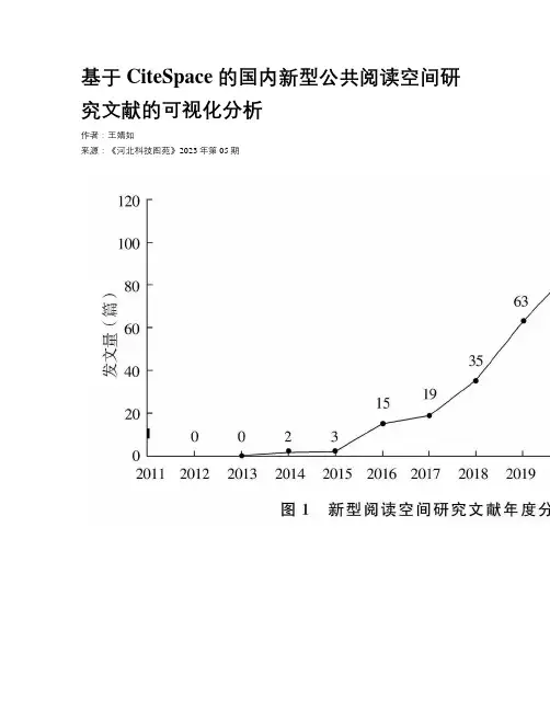 基于 CiteSpace 的国内新型公共阅读空间研究文献的可视化分析