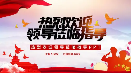 热烈欢迎领导莅临指导PPT