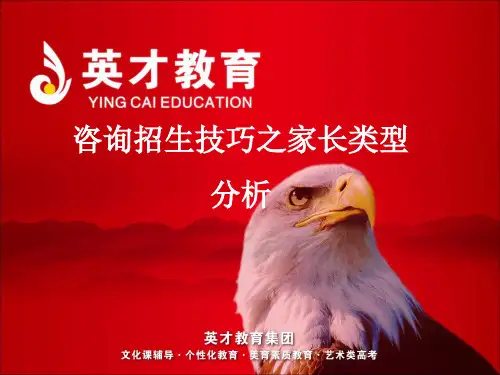 咨询招生技巧之家长类型分析