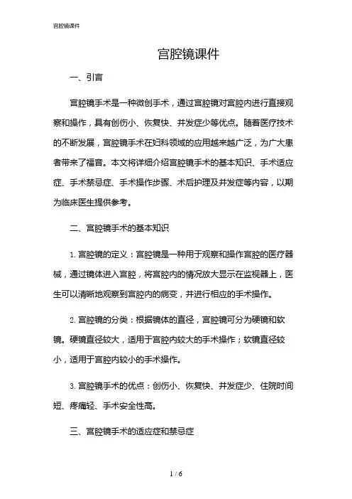 2024年宫腔镜课件